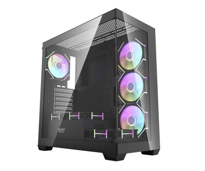 Obudowa DarkFlash DS900 Black + fans